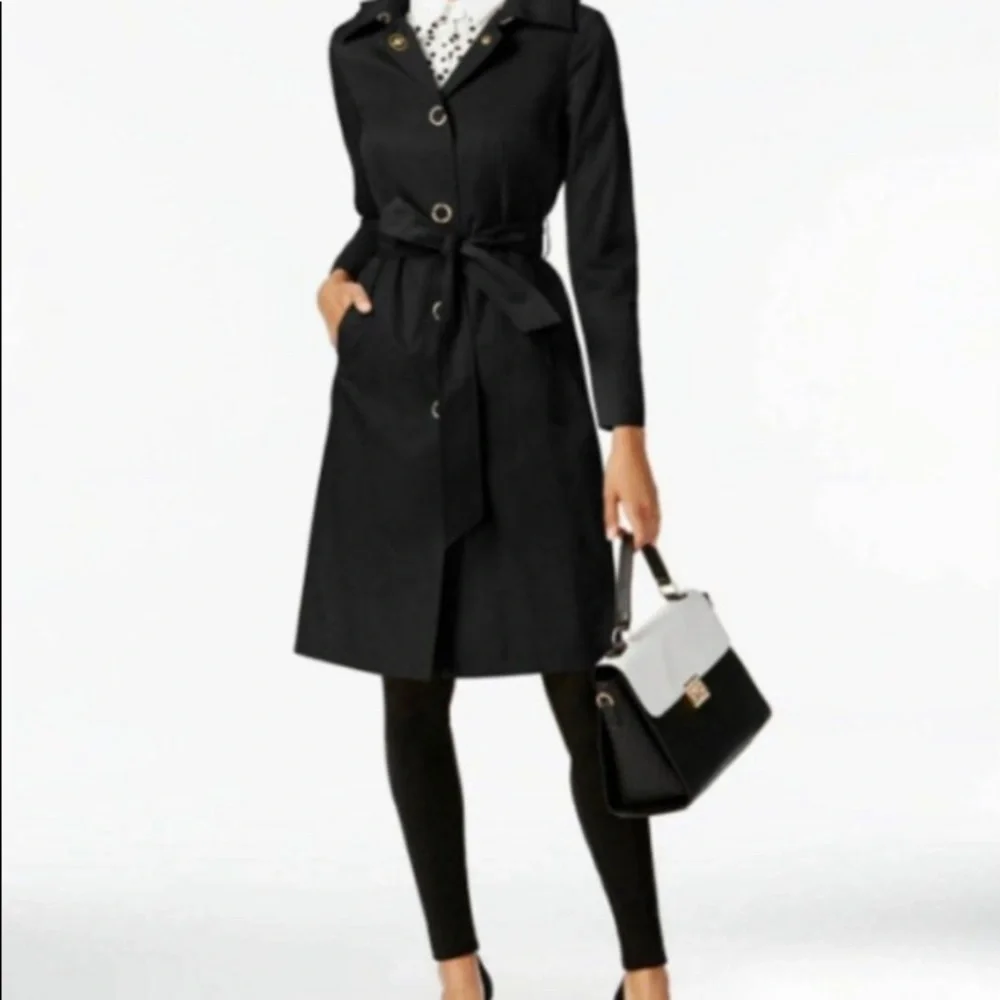 Anne Klein Rain Trench Coat Jacket XS BNWT - Picture 4 of 4